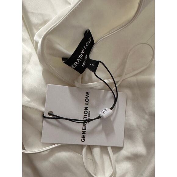 NWT Generation Love Bea Halter Maxi Dress White size Small - Picture 9 of 9